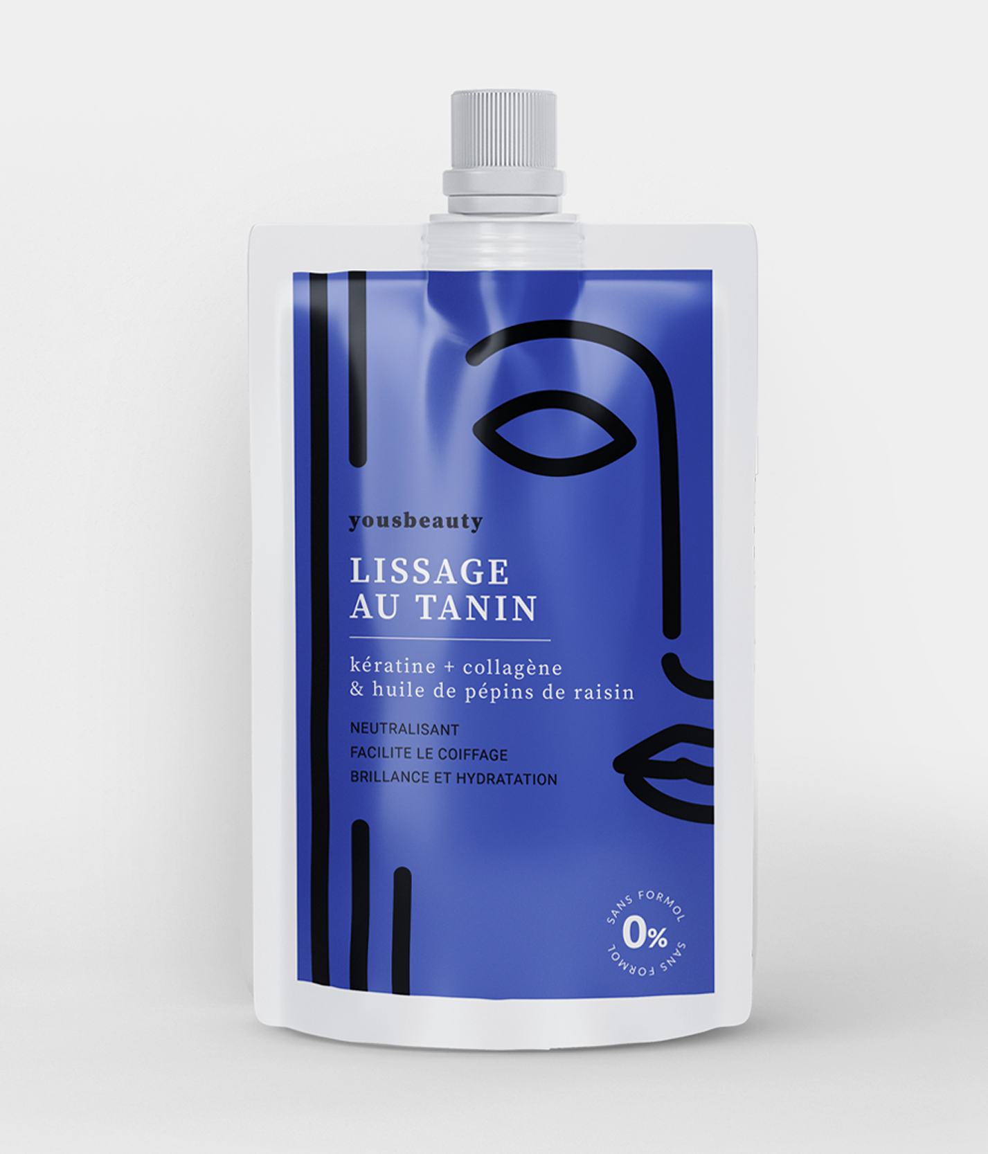 Kit Lissage Tanin Sans Formol Neila Cosmetics – 1000 Ml, Kératine, Acide Hyaluronique