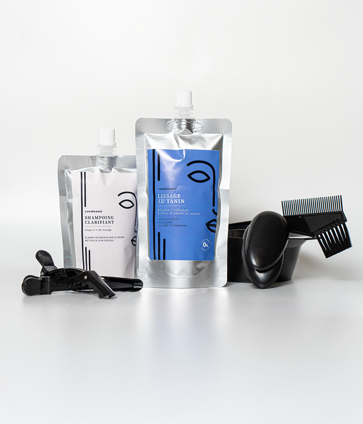 Kit lissage au tanin à l’huile de pépins de raisin