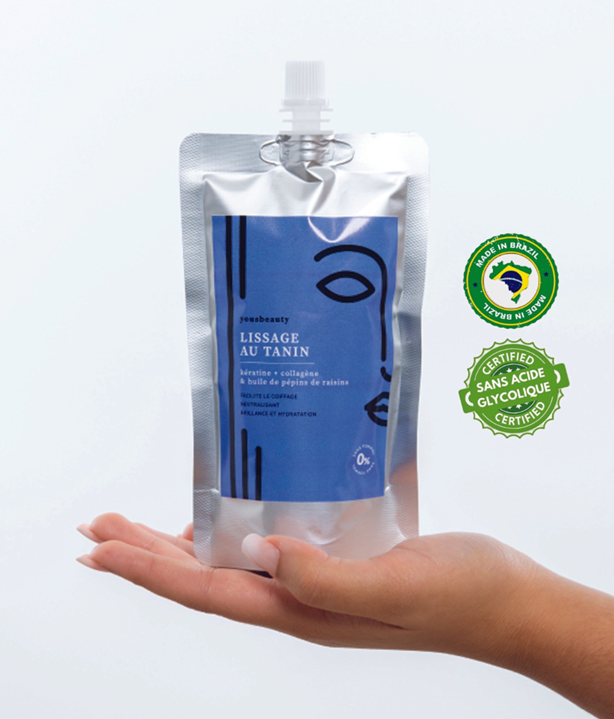 Kit lissage au tanin à l’huile de pépins de raisin