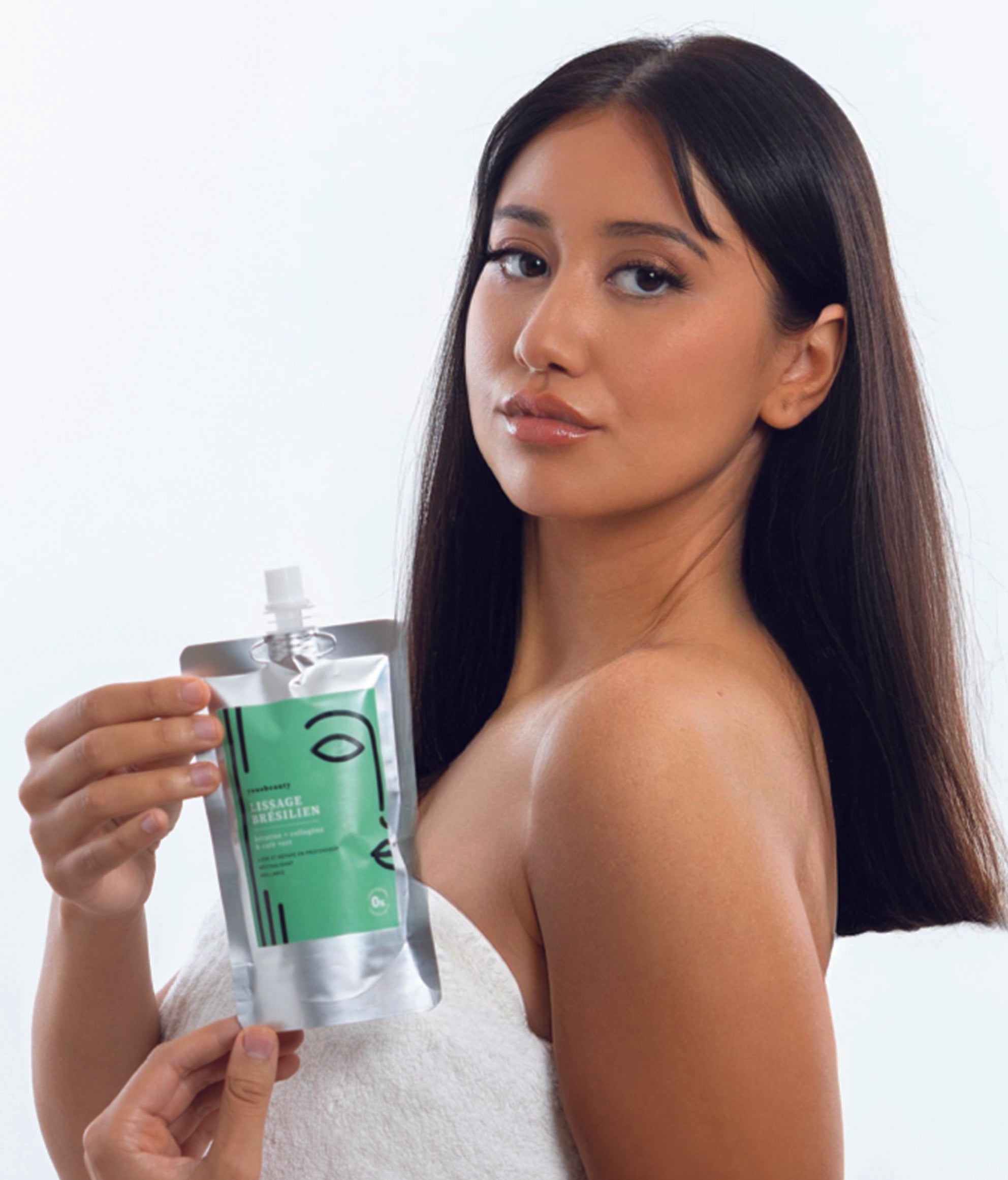 Lissage bresilien au cafe vert + shampoing clarifiant