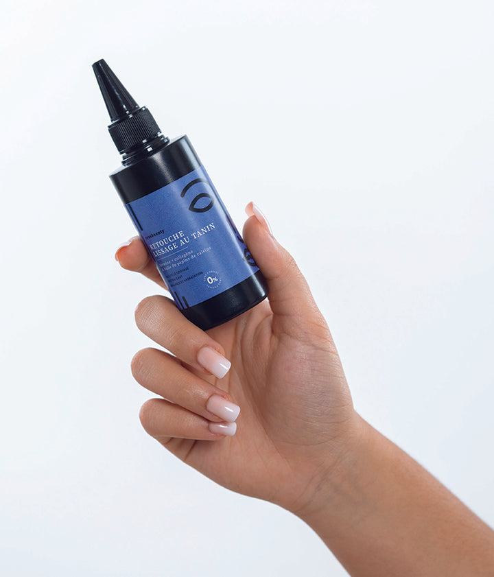 Retouche racines lissage au tanin