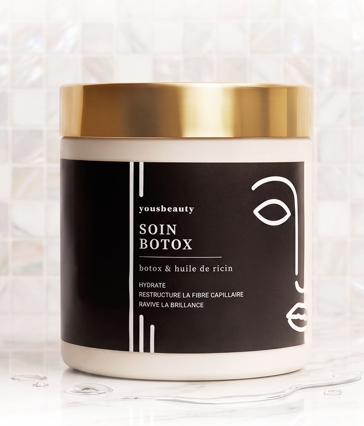 Soin BTX cheveux à l'huile de ricin - 500G