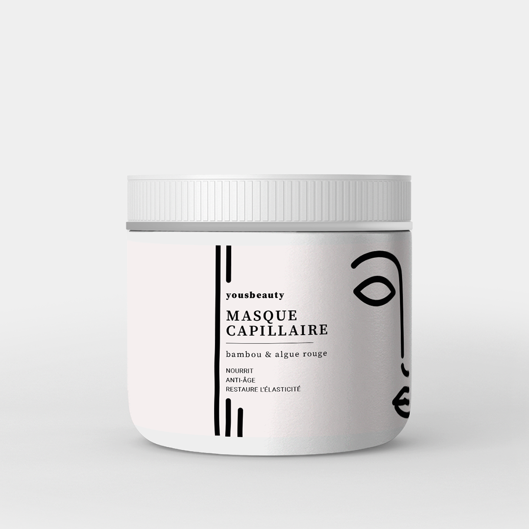Masque cheveux bambou & algue rouge (500G)